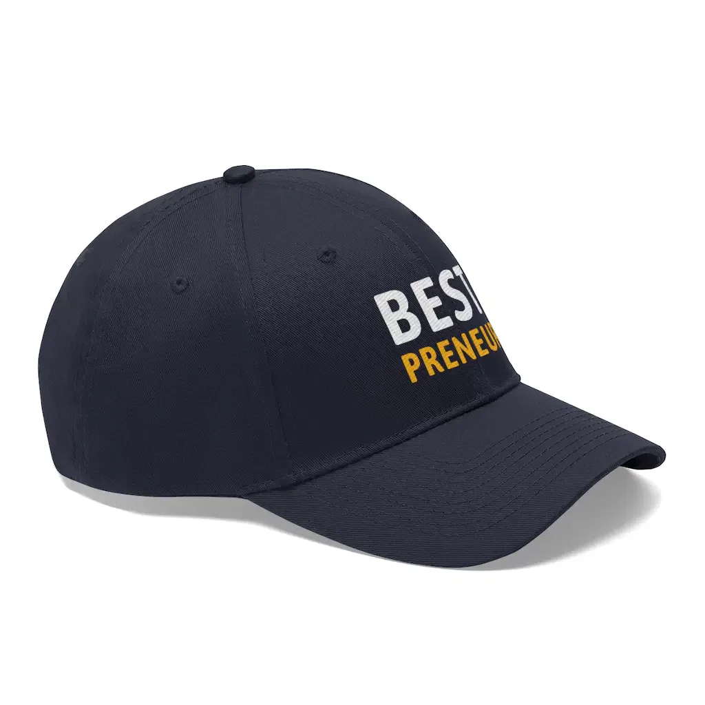 Bestpreneur Unisex Twill Hat 2 Bestpreneur Unisex Twill Hat - Image 2